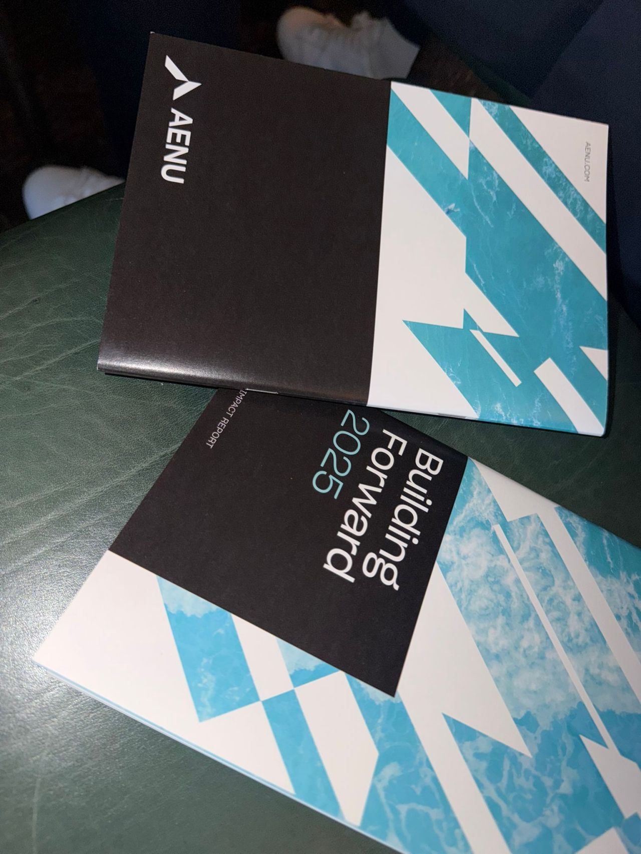 AENU's Building Forward 2025 impact report booklet
