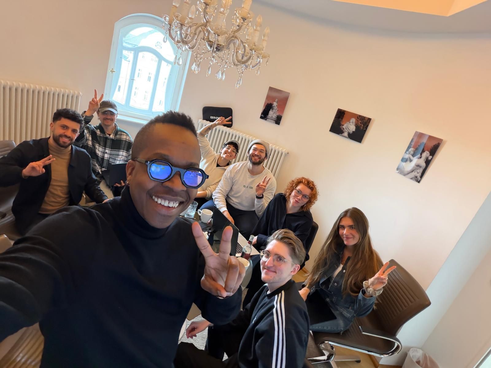 The QONQA and Plan B Net Zero marketing teams together after their AI Audit session